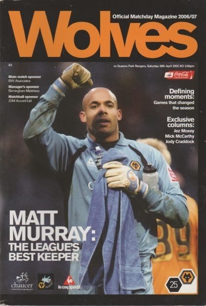 Wolverhampton Wanderers v Queens Park Rangers 28-Apr-2007