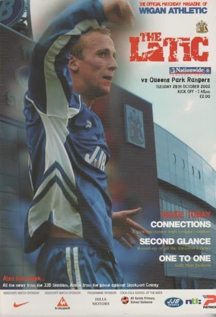 Wigan Athletic v Queens Park Rangers 29-Oct-2002