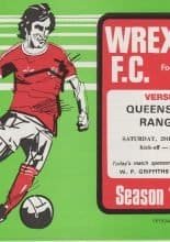 Wrexham v Queens Park Rangers 29-Aug-1981
