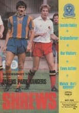 Shrewsbury Town v Queens Park Rangers 02-May-1981