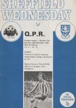Sheffield Wednesday v Queens Park Rangers 30-Dec-1972