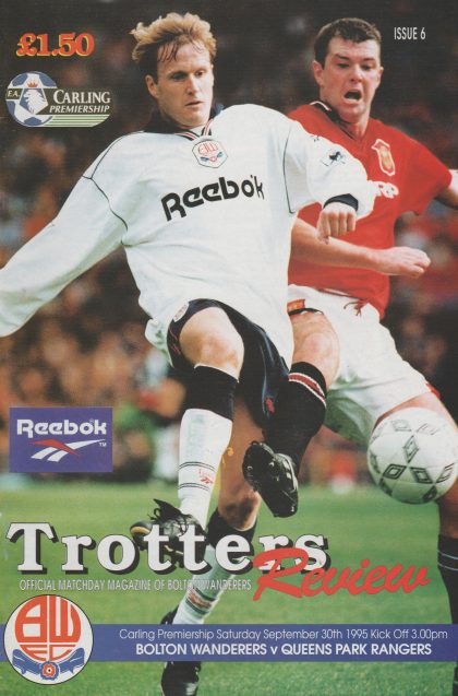 Bolton Wanderers v Queens Park Rangers  30-Sep-1995