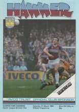 West Ham United v Queens Park Rangers  31-Mar-1984