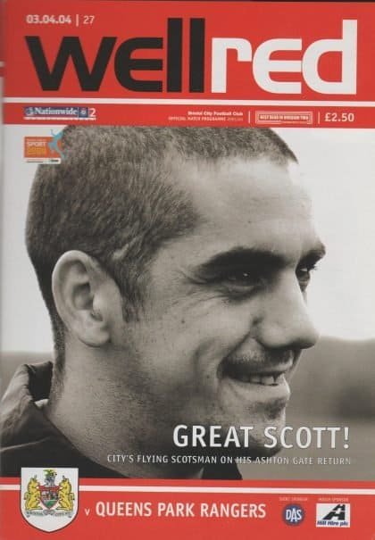 Bristol City v Queens Park Rangers 03-Apr-2004