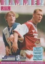 West Ham United v Queens Park Rangers  03-May-1995