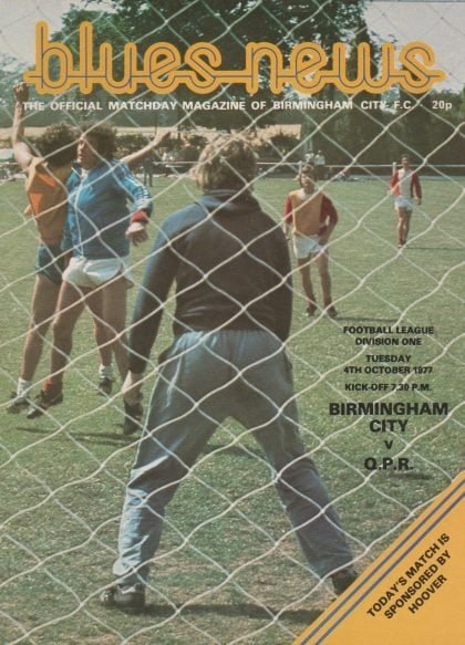 Birmingham City v Queens Park Rangers 04-Oct-1977