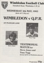 Wimbledon v Queens Park Rangers 04-May-1983