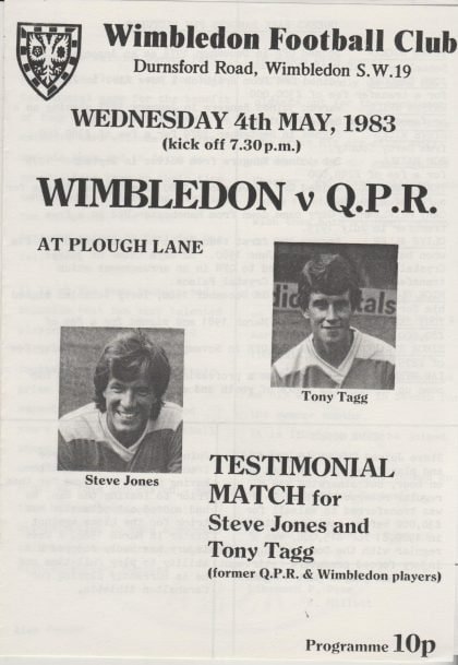 Wimbledon v Queens Park Rangers 04-May-1983