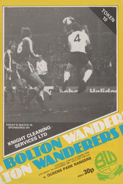 Bolton Wanderers v Queens Park Rangers  05-Dec-1981