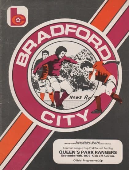 Bradford City v Queens Park Rangers 05-Sep-1979