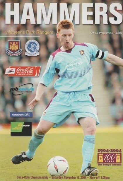 West Ham United v Queens Park Rangers  06-Nov-2004