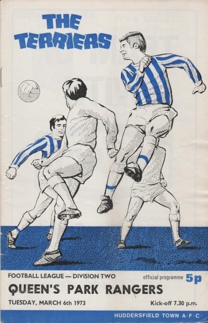 Huddersfield Town v Queens Park Rangers  06-Mar-1973