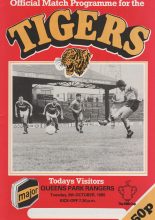 Hull City v Queens Park Rangers 08-Oct-1985
