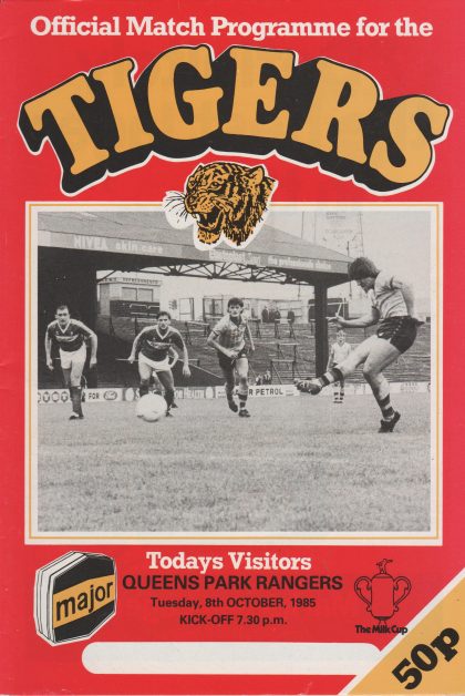 Hull City v Queens Park Rangers 08-Oct-1985