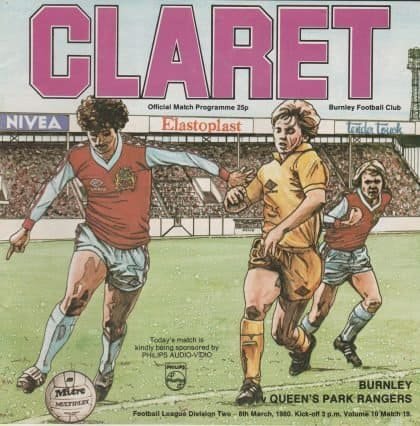 Burnley v Queens Park Rangers 08-Mar-1980