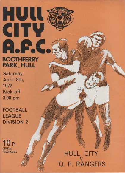 Hull City v Queens Park Rangers 08-Apr-1972