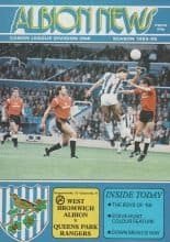 West Bromwich Albion v Queens Park Rangers 09-Nov-1985