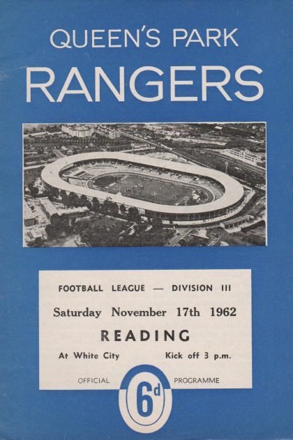 Queens Park Rangers v Reading 17-Nov-1962