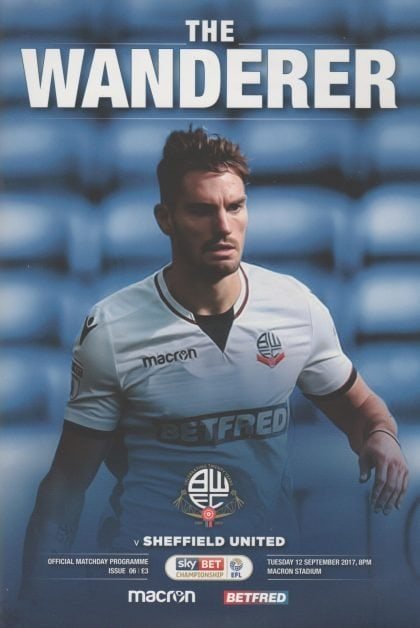 Bolton Wanderers v Sheffield United 12-Sep-2017