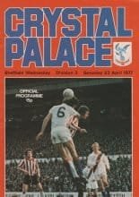 Crystal Palace v Sheffield Wednesday 23-Apr-1977