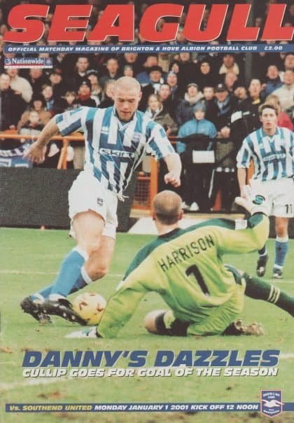 Brighton & Hove Albion v Southend United  01-Jan-2001