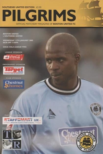 Boston United v Southend United  12-Jan-2005