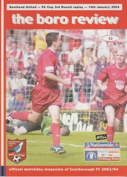 Scarborough v Southend United 14-Jan-2004