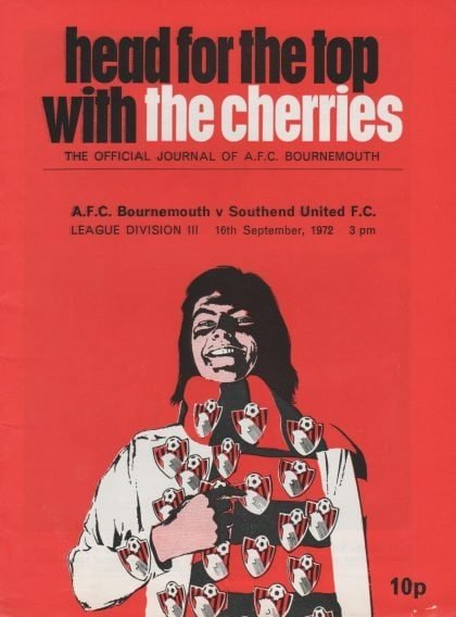 AFC Bournemouth v Southend United 16-Sep-1972