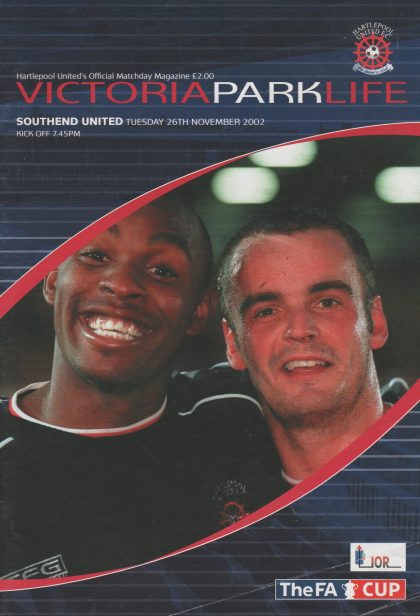 Hartlepool United v Southend United 26-Nov-2002