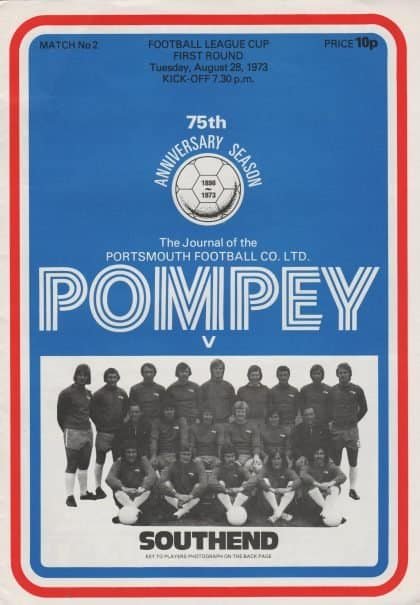 Portsmouth v Southend United 28-Aug-1973