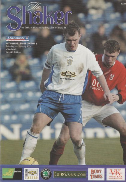 Bury v Southend United 31-Jan-2004