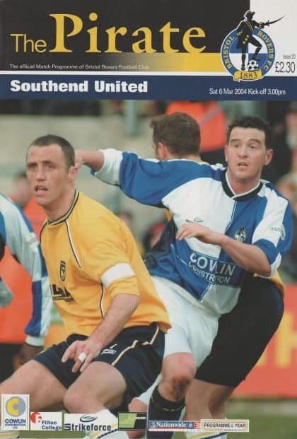 Bristol Rovers v Southend United   06-Mar-2004