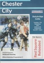 Chester City v Stalybridge Celtic 11-Sep-2001
