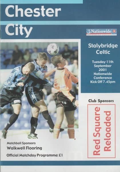 Chester City v Stalybridge Celtic 11-Sep-2001