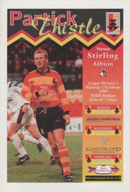 Partick Thistle v Stirling Albion 17-Feb-1999