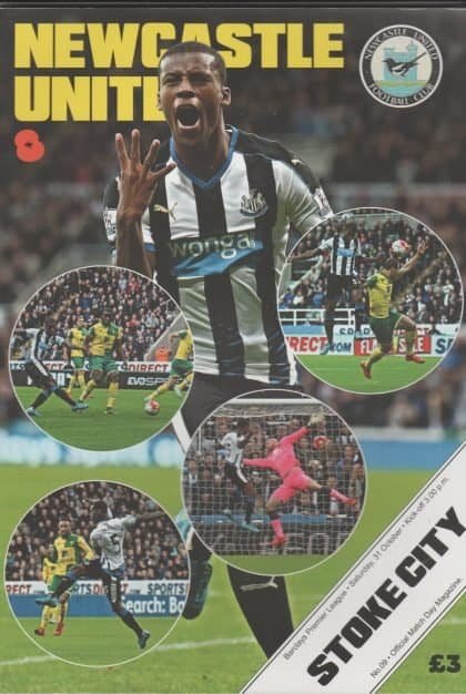 Newcastle United v Stoke City 31-Oct-2015