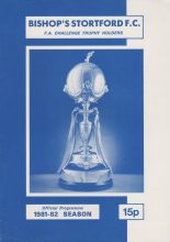 Bishop's Stortford v Sutton United 21-Nov-1981