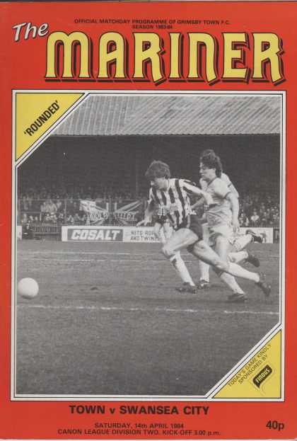 Grimsby Town v Swansea City 14-Apr-1984