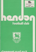 Hendon v Swindon Town  13-Dec-1975