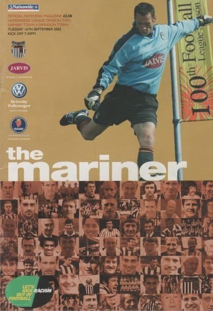 Grimsby Town v Swindon Town  16-Sep-2003