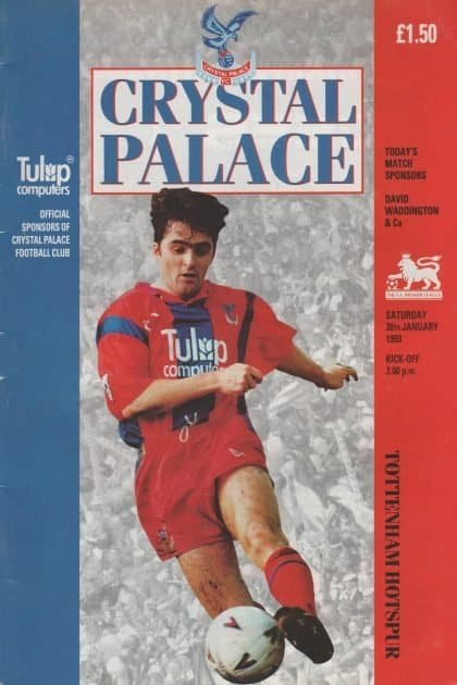 Crystal Palace v Tottenham Hotspur 30-Jan-1993