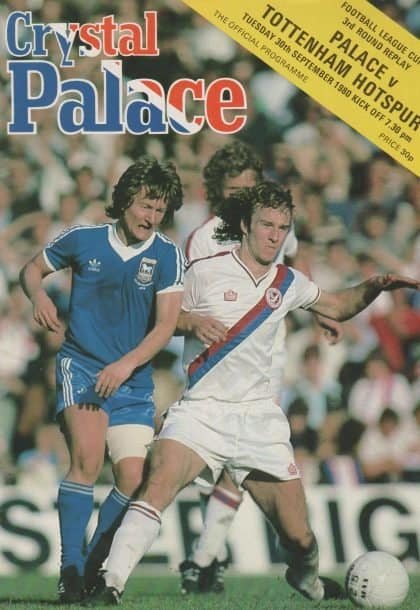 Crystal Palace v Tottenham Hotspur 30-Sep-1980