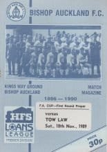 Bishop Auckland v Tow Law Town 18-Nov-1989