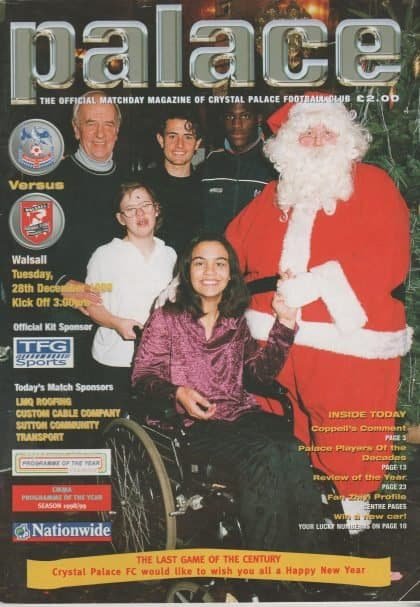 Crystal Palace v Walsall 28-Dec-1999