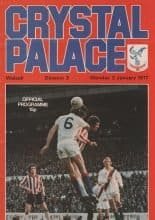 Crystal Palace v Walsall 03-Jan-1977