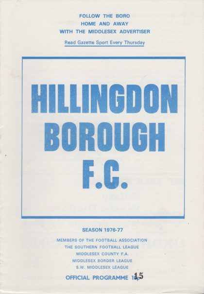 Hillingdon Borough v Watford  11-Dec-1976