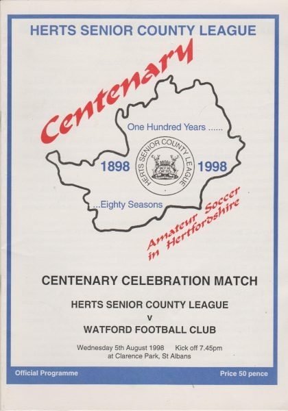Herts Senior County League v Watford   05-Aug-1998