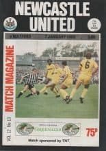 Newcastle United v Watford 07-Jan-1989