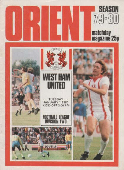 Leyton Orient v West Ham United 01-Jan-1980