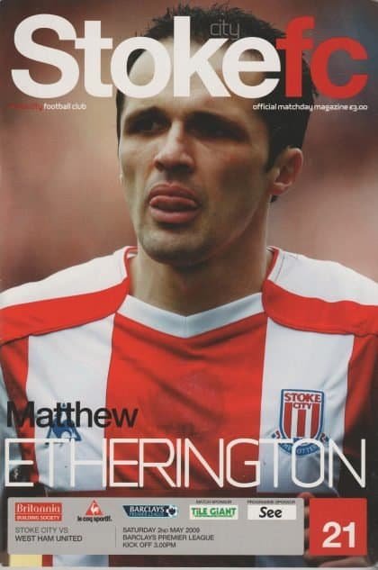Stoke City v West Ham United 02-May-2009